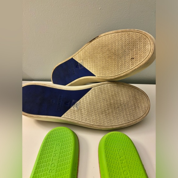 Rothy’s womens slip on sneakers GUC Limited Edition Ivory Houndstooth Sz 10 1/2 - Picture 6 of 12